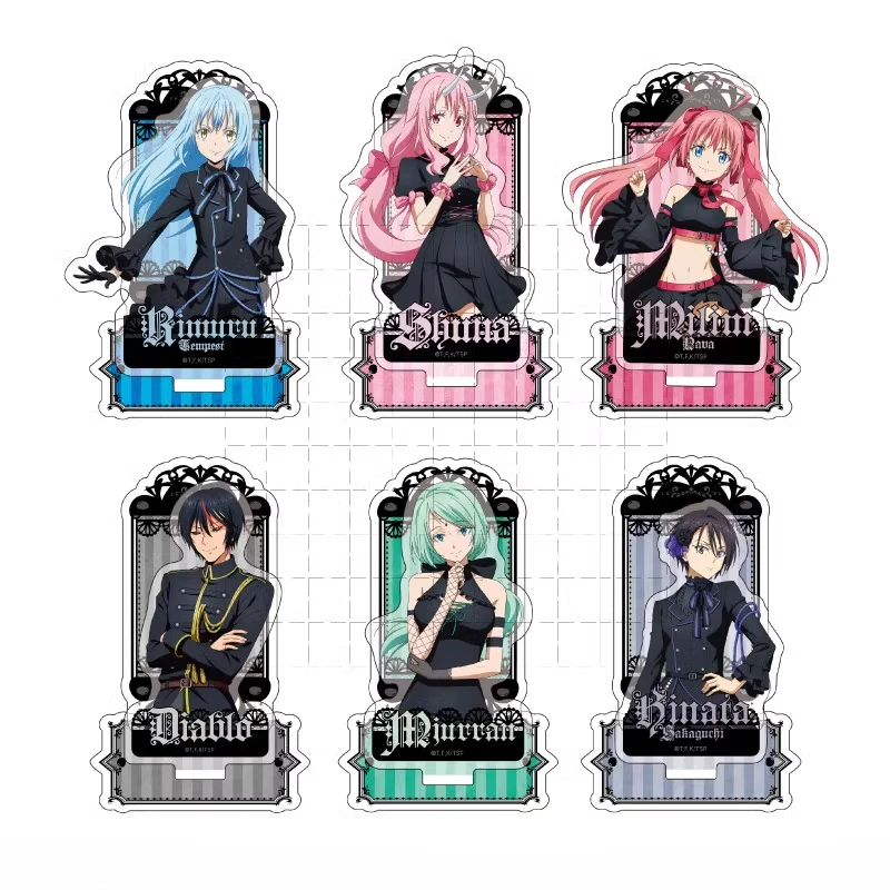 

Anime Benimaru Rimuru Game Veldla Souei Shuna Shion Acrylic Stand Doll Figure Model Plate Cosplay Toy for Gift