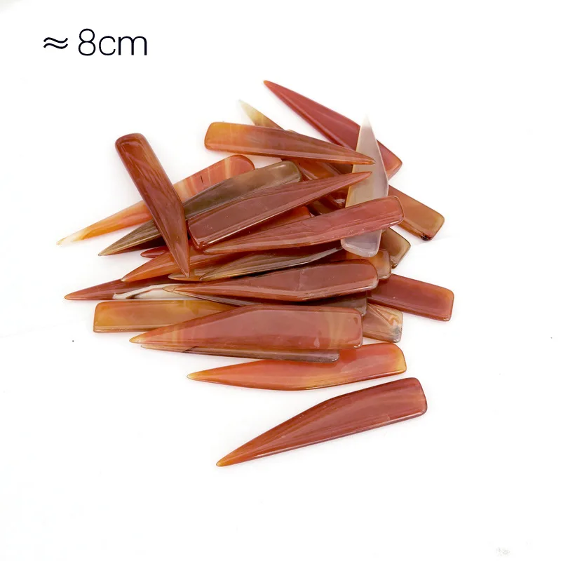 Natural agate knife / pen / scraper gold and silver jewelry polishing polishing maintenance tools jewelry tools