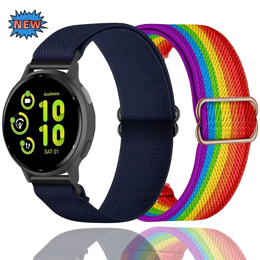 

Nylon Strap For Garmin Active 6-5/Venu 3-2/Approach S50 Sports Lightweight Comfortable Band For Garmin Forerunner 965 55 165 265