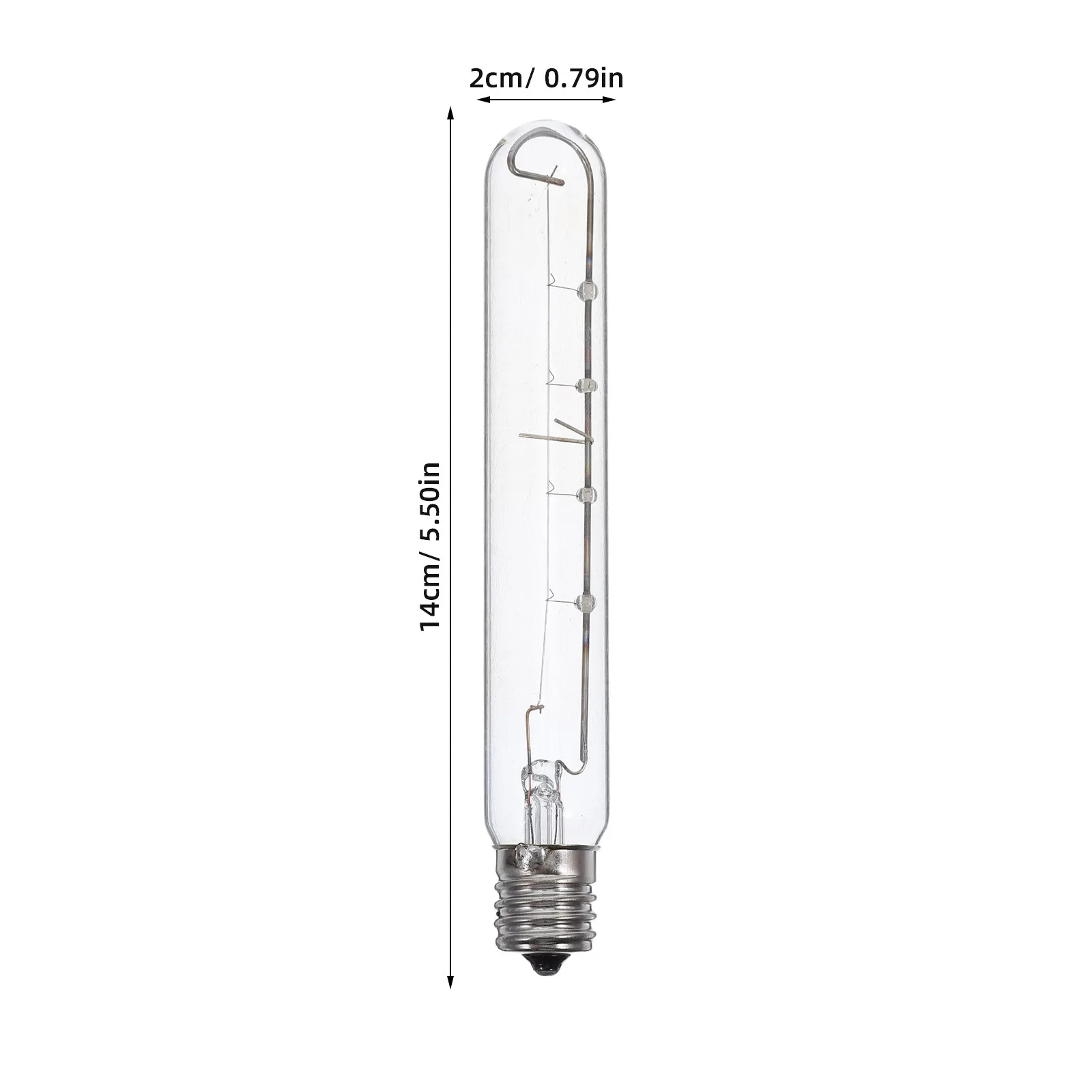 Tubular E17 Vintage Filament Refrigerator Light Bulb Appliance Replacement Lamp for Freezer Fridge Mini Refrigerator Light