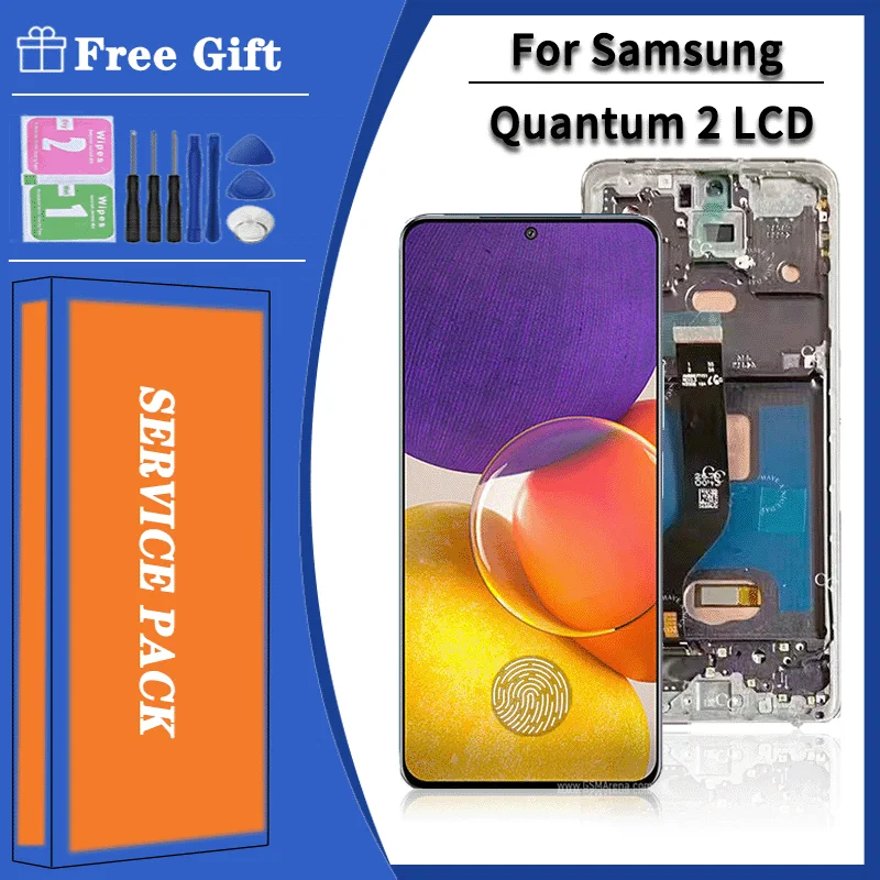 

6,7 "Super AMOLED для Samsung Quantum 2 ЖК-дисплей с рамкой и дигитайзером сенсорного экрана для Samsung A826 SM-A826S Дисплей