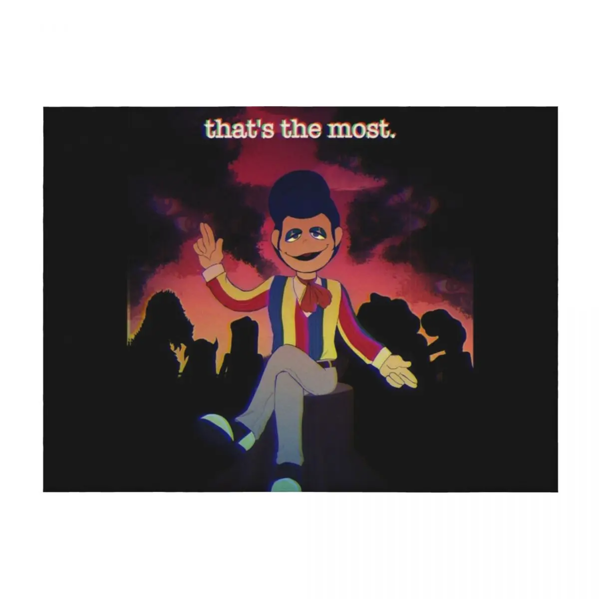 

Welcome Home Wally Darling Art Throw Blanket Luxury Designer for winter Nap Tourist Blankets