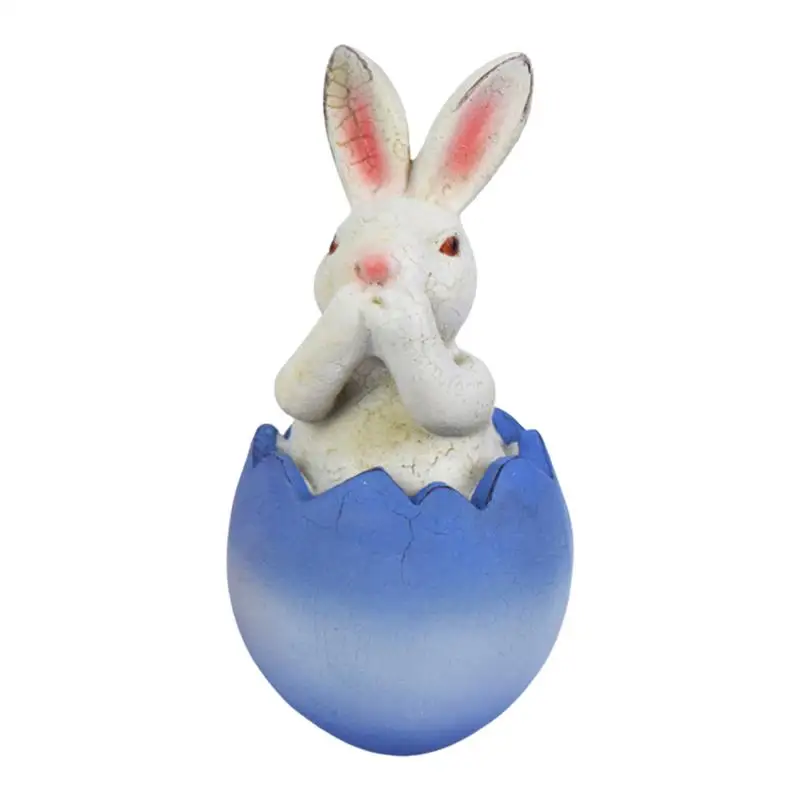 Luci solari del palo di pasqua luci solari del paesaggio per esterno luci di terra Decorative a LED impermeabili uovo di pasqua e Design del coniglietto