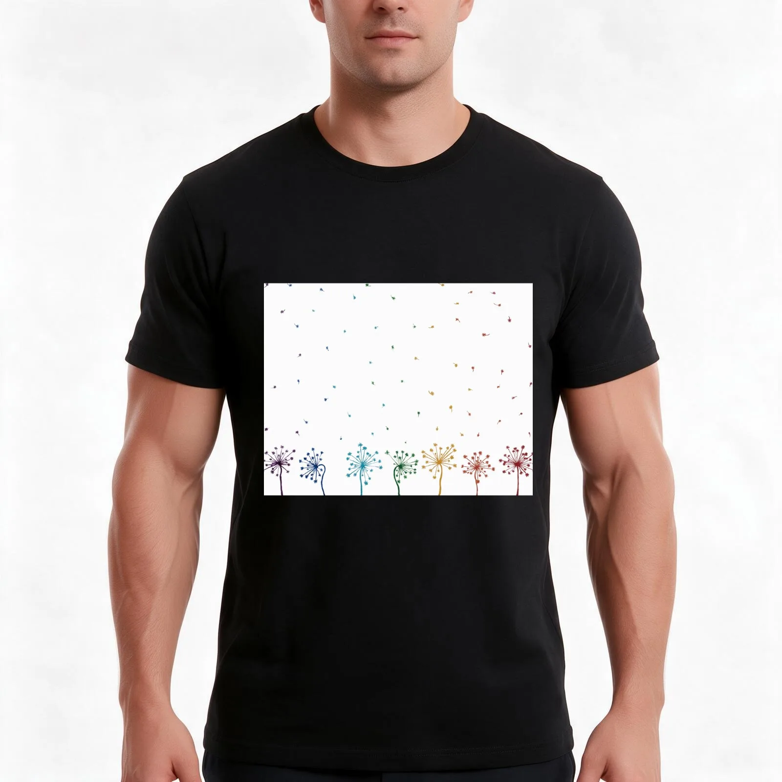 Taren-Layne T-Shirt, Summer Casual Cotton Tee, Oversized Streetwear Tops, Vintage Graphic Print, Loose Fit Short Sleeve