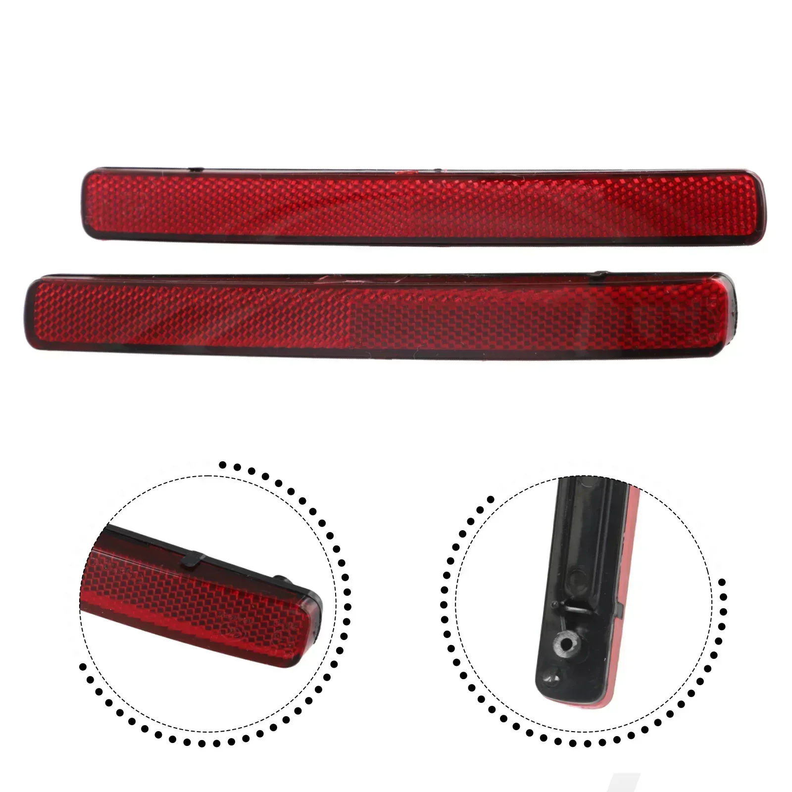 1Pair Rear Bumper Reflector 83901-08B00 83902-08B00 For Ssangyong For Rexton For KYRON Plastic Replacement Parts
