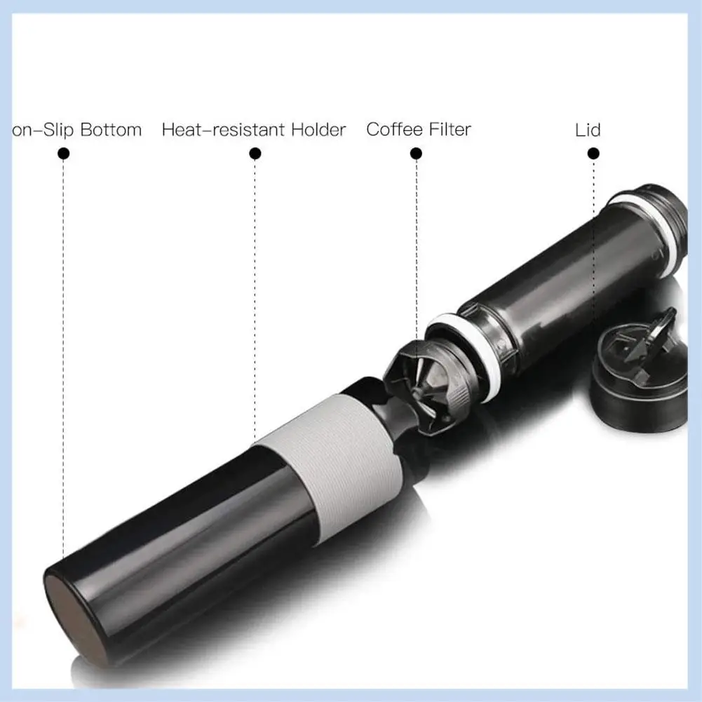 

Портативный пресс-горшок MLGB-Pin, уличная чашка с фильтром для ручного приготовления кофе, американский кофейник