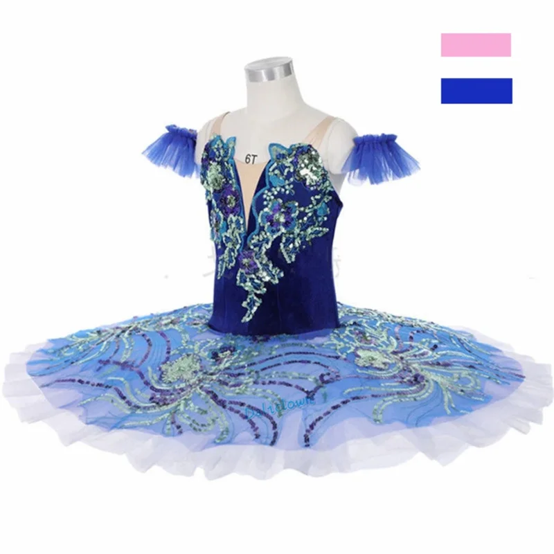 

Professional Ballet Tutu Swan Lake Pancake Tutu Dress Girl Child Ballerina Stage Performance Ballet Dance Costume For Kid Adult