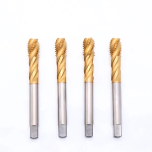 UNT HSS-E DIN371 Fresa High Speed Spiral Flute Thread Taps for Blind Hole M2 M2.5 M3 M4 M5 M6 M8 M10
