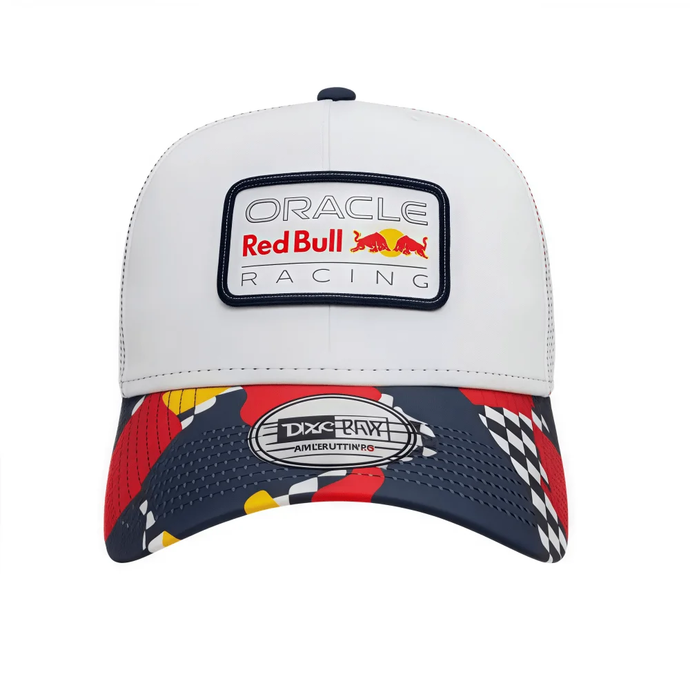 2025 Новая летняя модная шляпа от солнца Red Bull Verstappen Same Red Bull Racing Hat Мужская и женская регулируемая бейсбольная кепка Red Bull