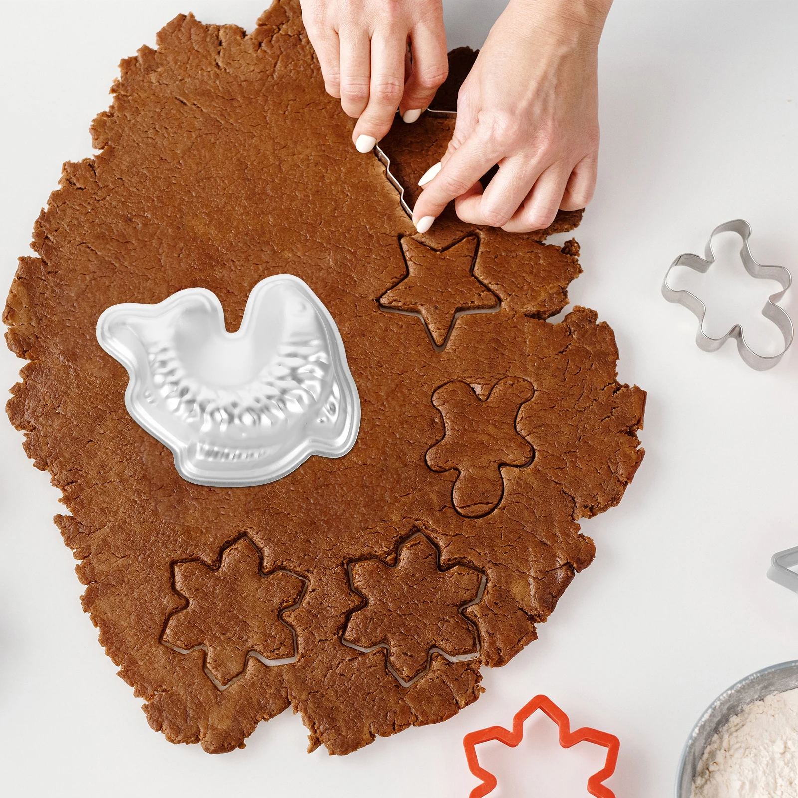 

Aluminum Alloy Fish Shaped Cake Mold for Baking Tray Rice Jelly Pudding Chocolate Kitchen Supply Non Stick Easy Demold