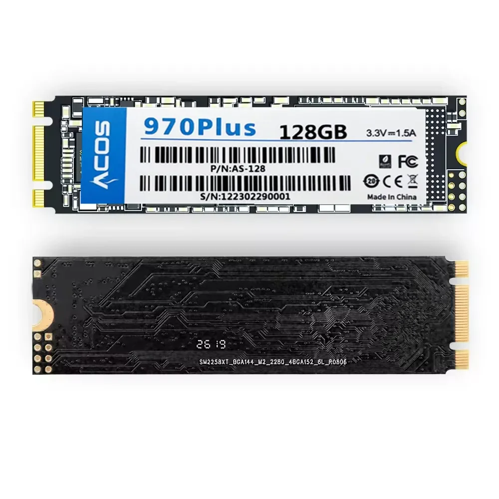 Imagem -02 - Acos-sata Ssd Solid State Drive para Laptop Disco Rígido Interno 2280 Ngff 6gb 128gb 256gb 512gb 1tb 2tb