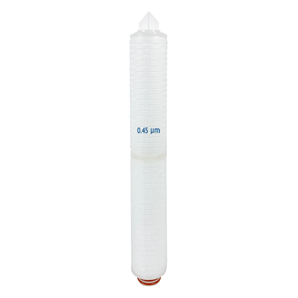 10 PCS of 0.45 µm Submicron Pleated Membrane Filter Cartridges 20