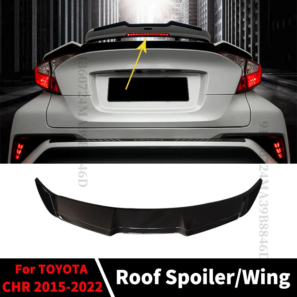 

Modified Roof Spoiler Rear Wing Replacement Part Splitter Deflector Boot Lip For TOYOTA CHR C-HR 2015-2022 Body Kit Accessories