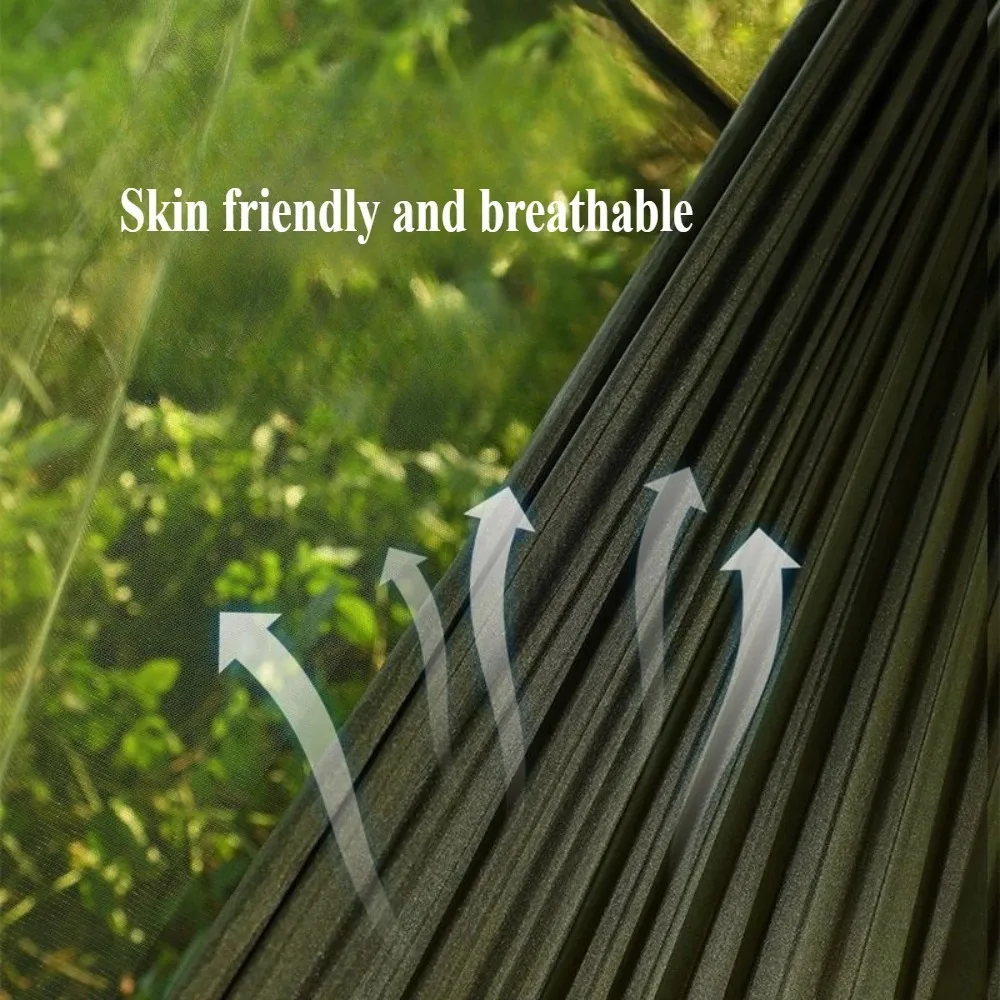 Camping Hammock Fully Automatic Quick Opening Mosquito Net Outdoor Camping Tent Travel Hike Sleeping Swing Easy To Store Hammock image 4