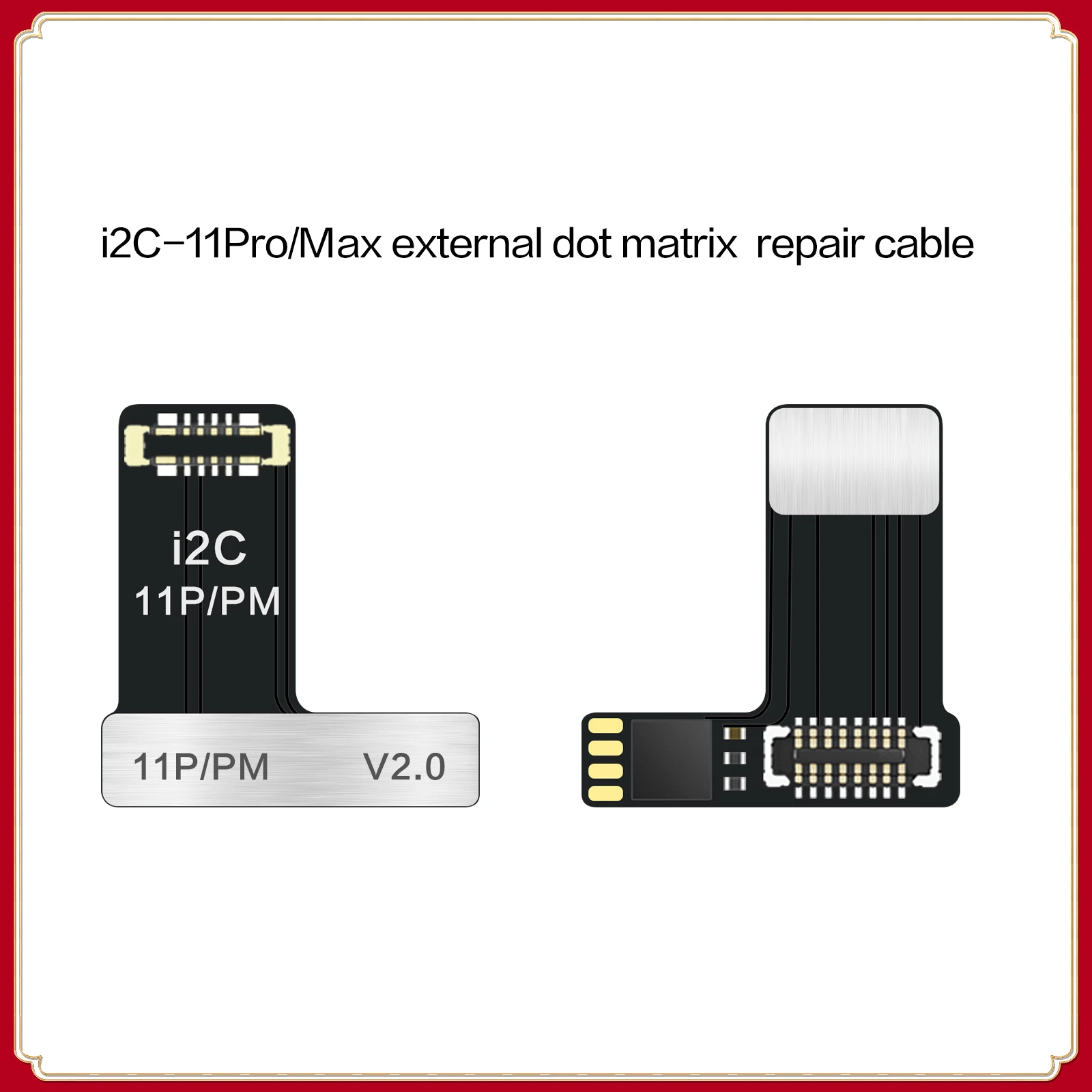 I2C External Dot Matrix Flex Cable for iPhone 11P/11PM Apply to MC14 Dot Matrix Face Repair Device