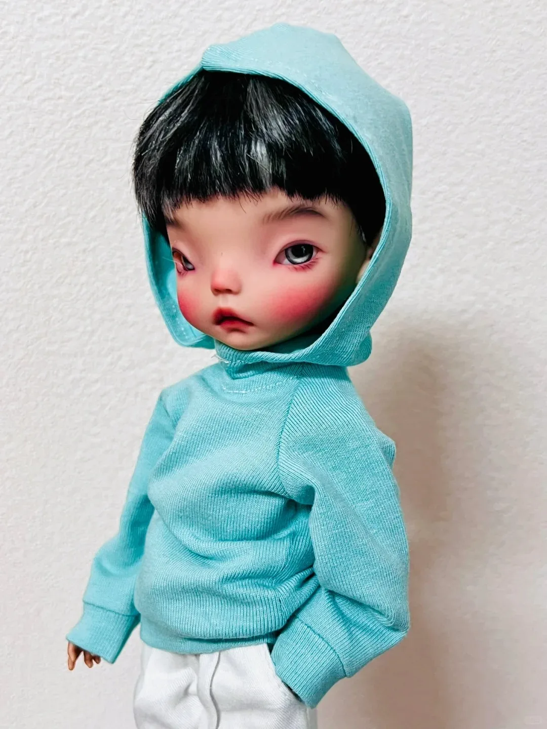 

2025 New BJD 1/6 25cm Girl Meng Qbaby Big head Resin Doll Fashion Free shipping of in-stock makeup gifts