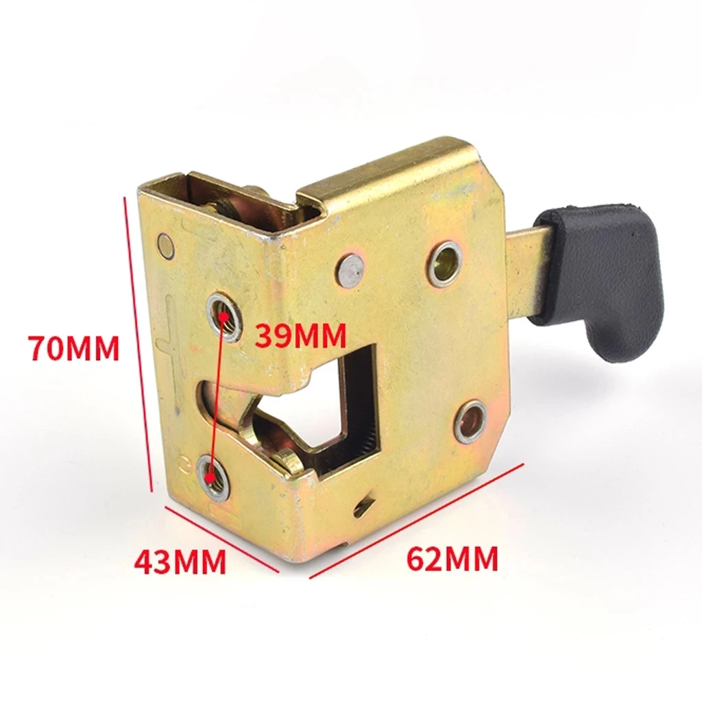 قفل مقبض الباب الكهربائية دراجة ثلاثية العجلات قفل الباب العالمي رافعة شوكية جرار معدات ثقيلة معدن المقود اكسسوارات rigartype