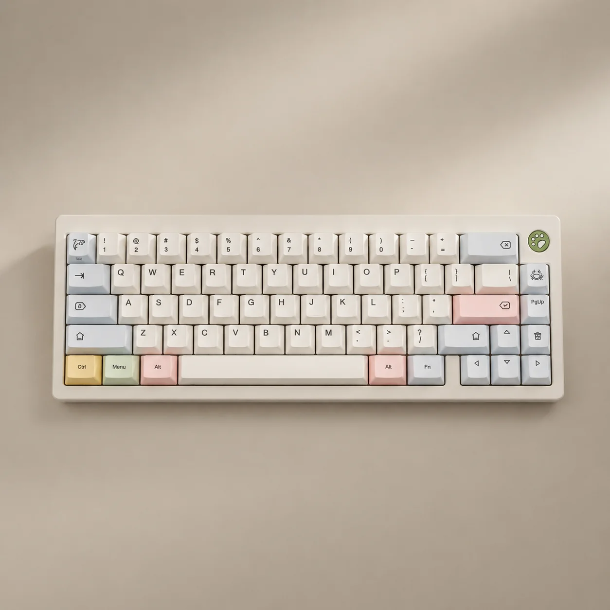 Chalk Keycaps 148 Keys PBT Material Keycaps Cherry Profile DYE-SUB For MX Switch Wooting Mechanical Keyboard ISO ANSI Layout