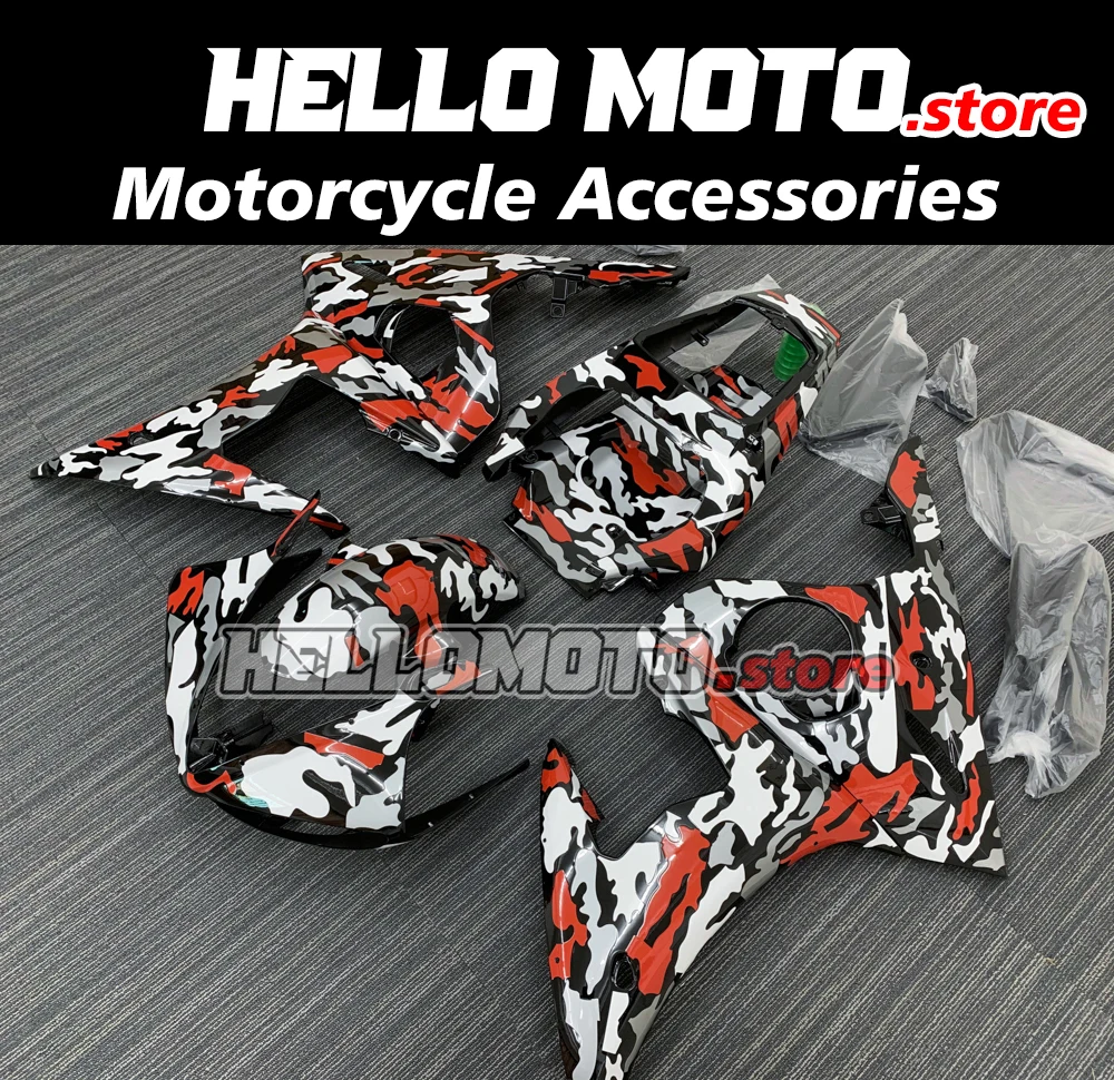 For YZF-R6 YZF R6 2003 2004 2005 R6S 2006 2007 2008 2009 Motorcycle Fairing Accessories Shell Bodywork Set RJ051 RJ09