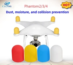 4Pcs Motor Dustproof anti-collision protection cover Soft silicone case For DJI Phantom 3 / 4 Phantom 4pro drone accessory