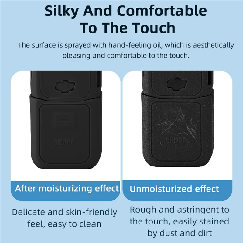 Dependable-Camera Silicone Case For DJI Osmo Pocket 3 Lens Body Protective Cover Gimbal Lens Cap Anti-Bump Shell Easy Install Ea