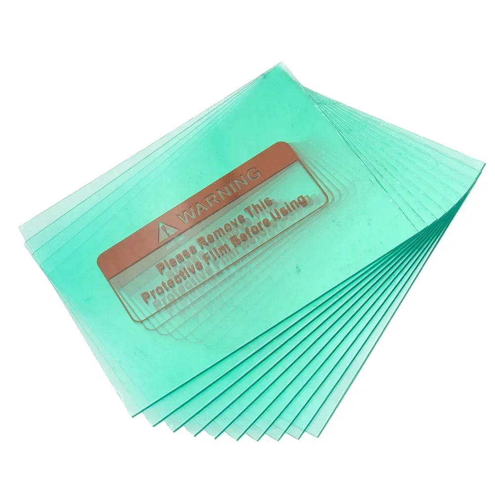 10pcs Clear PC Welding Protective Covers Lens Plate For Welding Helmet Mask Lens Replacement Spares 6 Sizes Protective Board