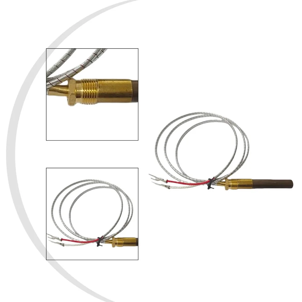 36 Inch Gas Fireplace Water Heater Thermocouple 750mv Thermopile Cluster For Gas With Fixed Thread Tapered Connection