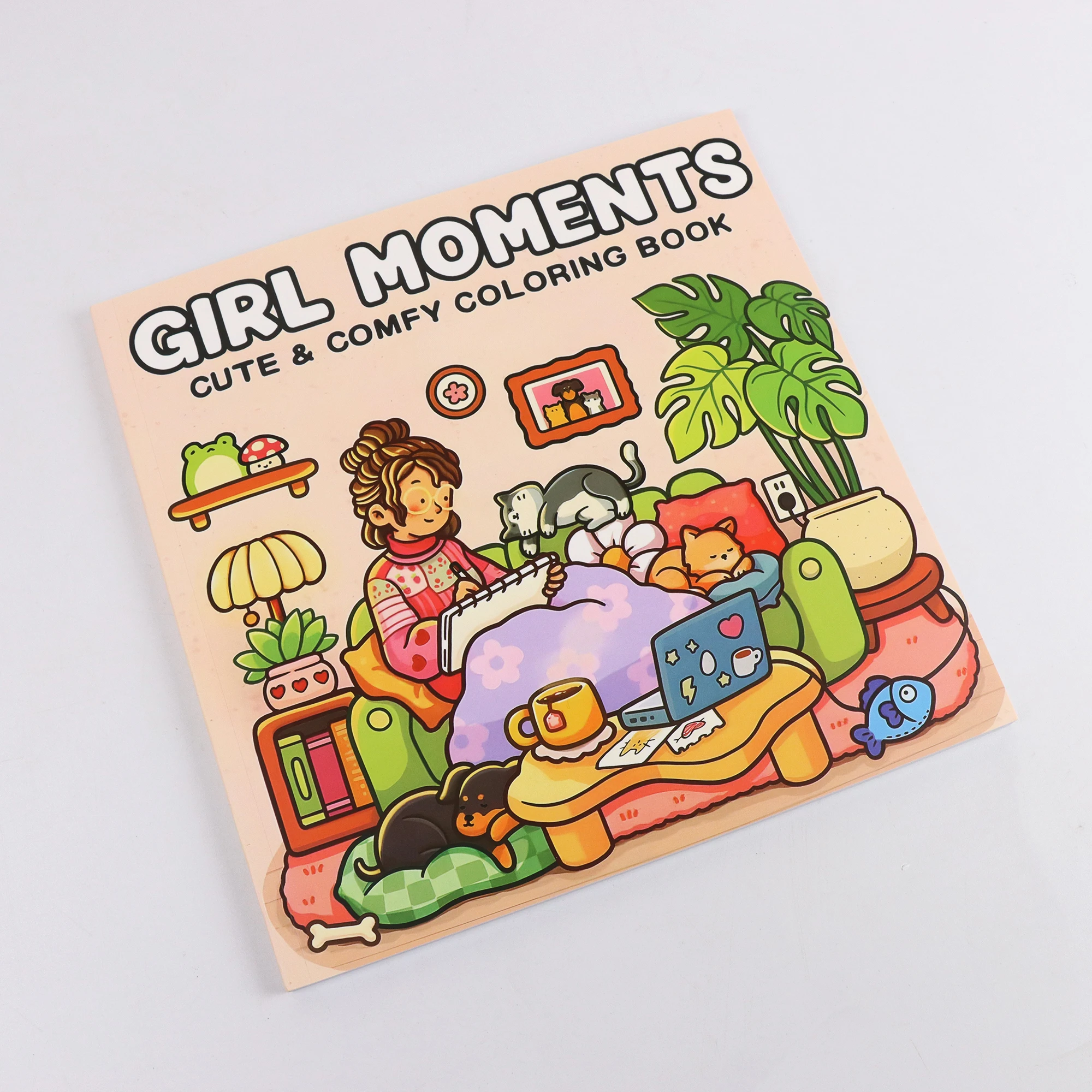 Relaxation Moments: Coloring Book for Adults Featuring Cute Cozy Daily Activities for Relaxation image 6