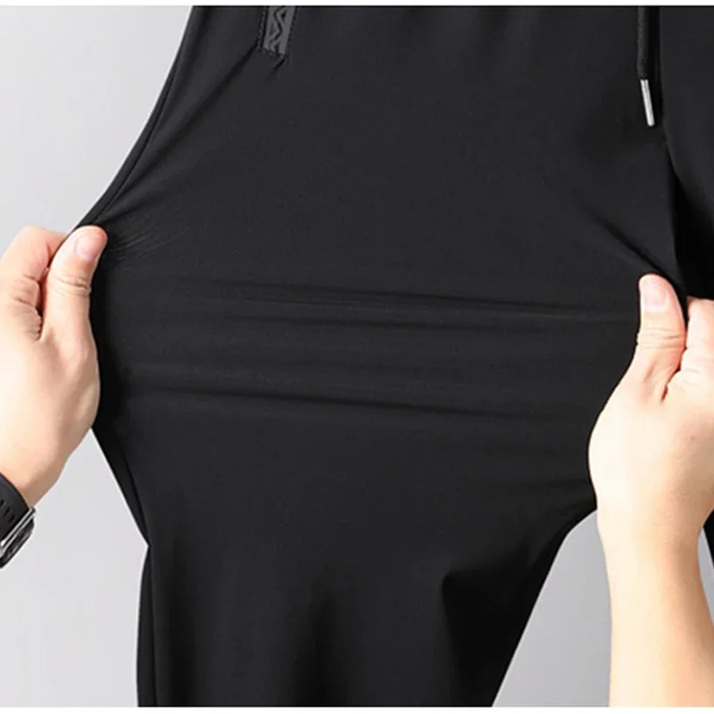 Calças esportivas dos homens correndo calças com bolsos com zíper treinamento de futebol jogging calças esportivas fitness leggings de futebol