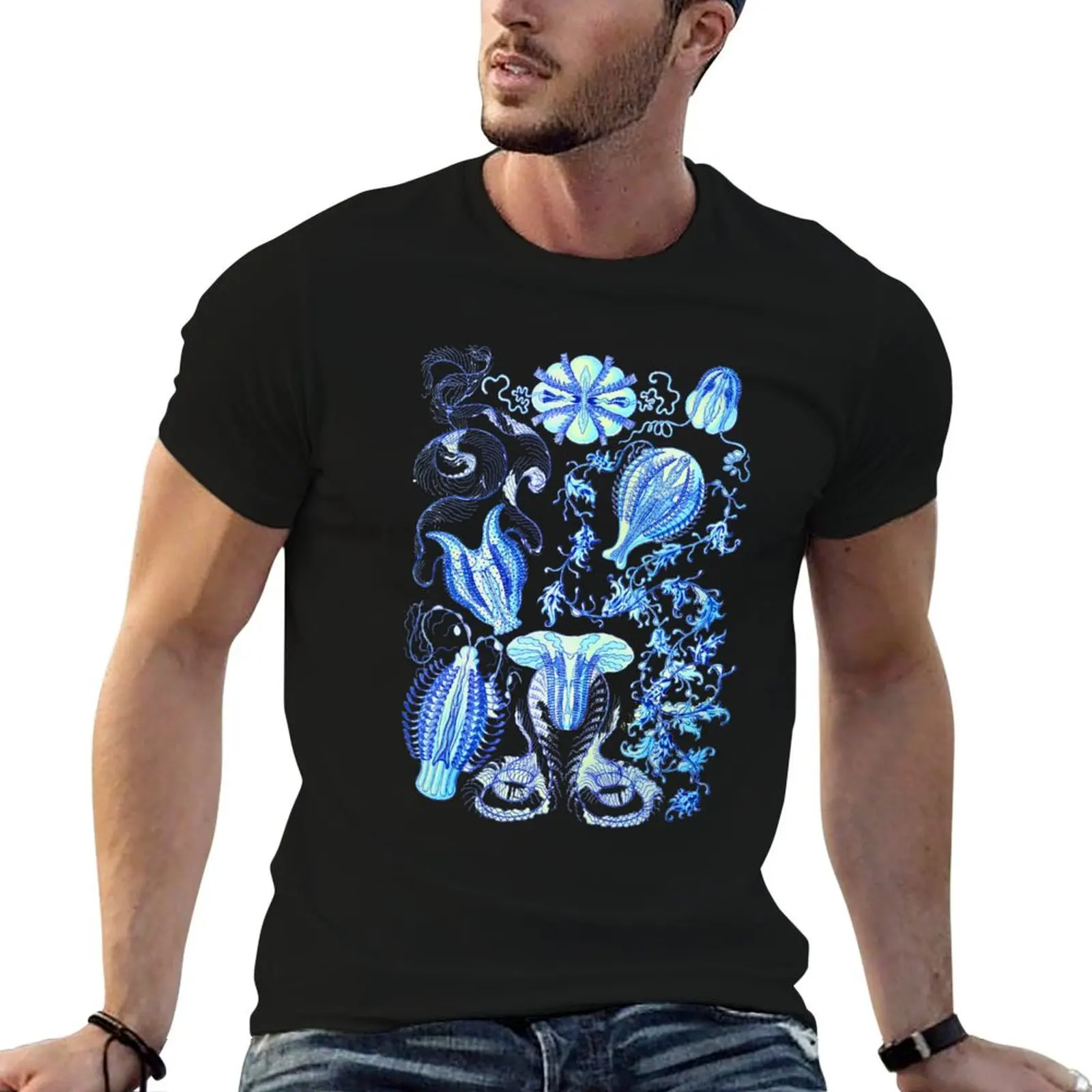 Comb jellies (Ctenophora) T-Shirt Moisture Control Sports Tee