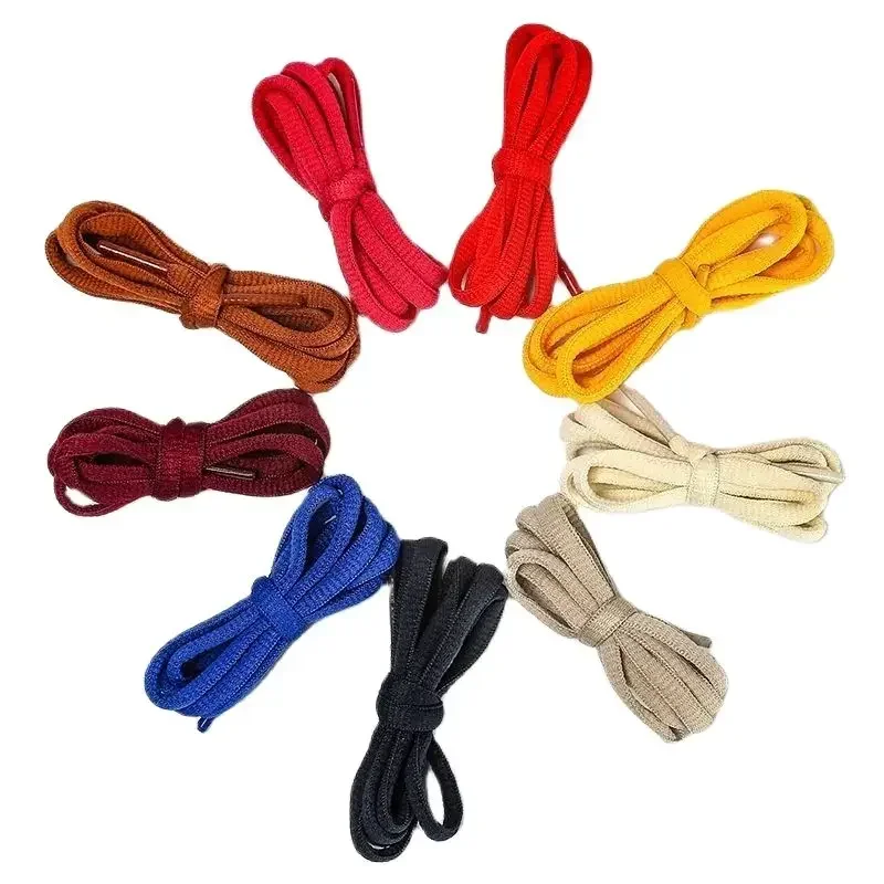 1Pair Unisex Classic 5MM Oval Shoe Laces 20 Color Half Round Athletic ShoeLaces for Sport/Running Shoes Shoe Strings Accessories