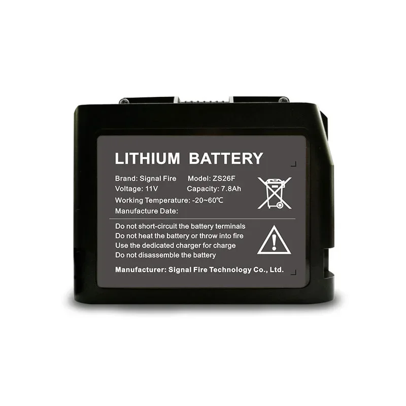 Empalmador de fusión de fibra óptica de batería original AI-9 7800mAh litio ZS26F