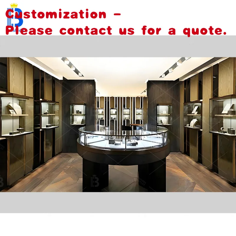 

на заказ. Дизайн ювелирного магазина на заказ. Деревянная настенная стеклянная витрина. Серебряная витрина для ювелирных изделий со светодиодным дисплеем.