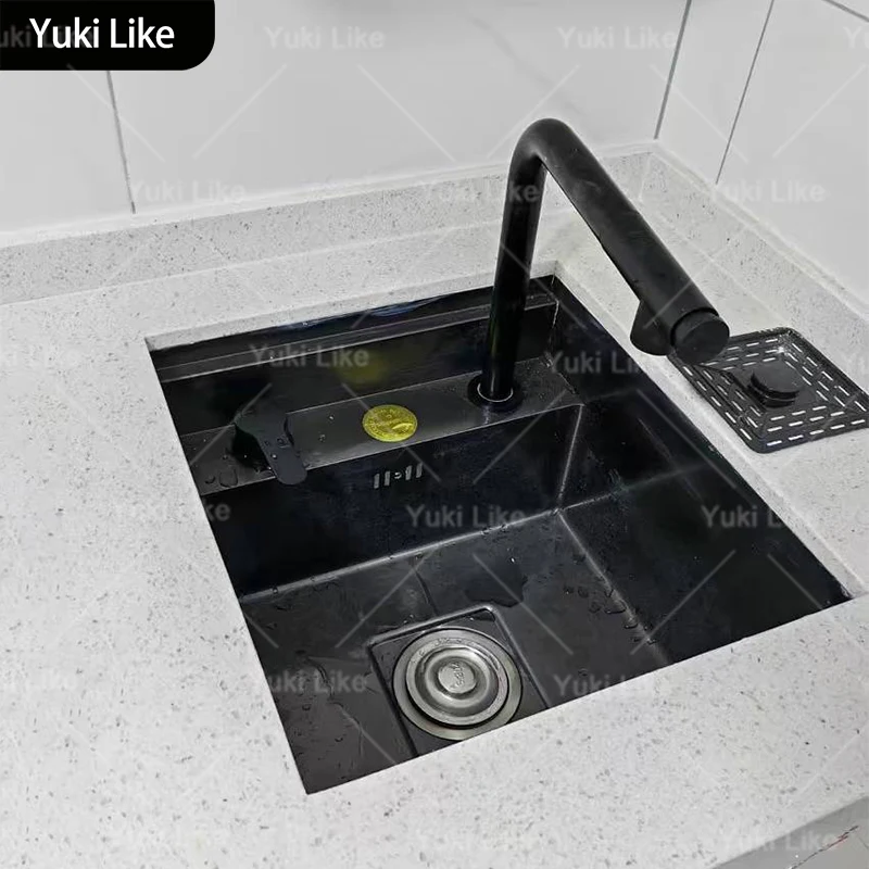 

Kitchen Sink Stainless Steel Mini Concealed Single Sink Apartment Bar Multifunctional Wash Hand and Wash Fruit Vegetable Basin