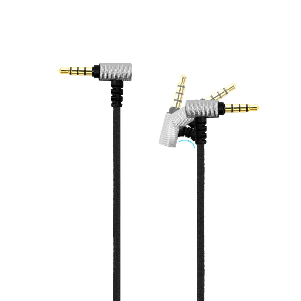 3.5mm Boom Microphone Volume Cable For V-MODA Crossfade M-100 LP LP2 M-80 V-80 To Gaming Headphone For Skype PS4 Xbox One Phones