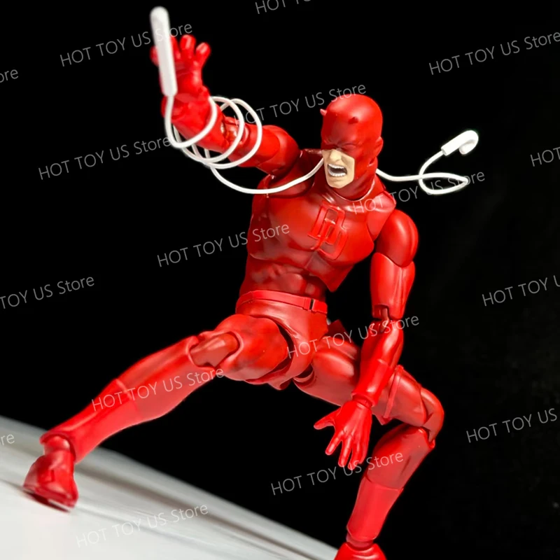 100% Original Ct Toys Daredevil Mafex 223 Comic Version Figure SHF Anime Action Figurine Statue Model Custom Gifts Kids Toys image 3