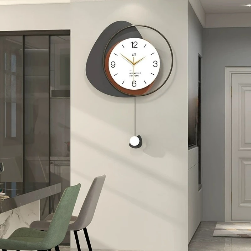 Living Room Luxury Wall Watch Aesthetic Minimalist Design Creative Clock Wall Fashion Nordic Relogio De Parede Home Decoration