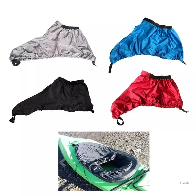 M5TC Universals Kayak Sprays Skirt Adjustable Kayak Sprays Cover Waterproofs Deck Skirt Cockpit Cover Accessory