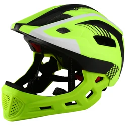 Lixada Kids Detachable Full Face Bike Helmet Breathable Ultralight Cycling Sports Safety Helmet Bike Skateboard Roller Skating
