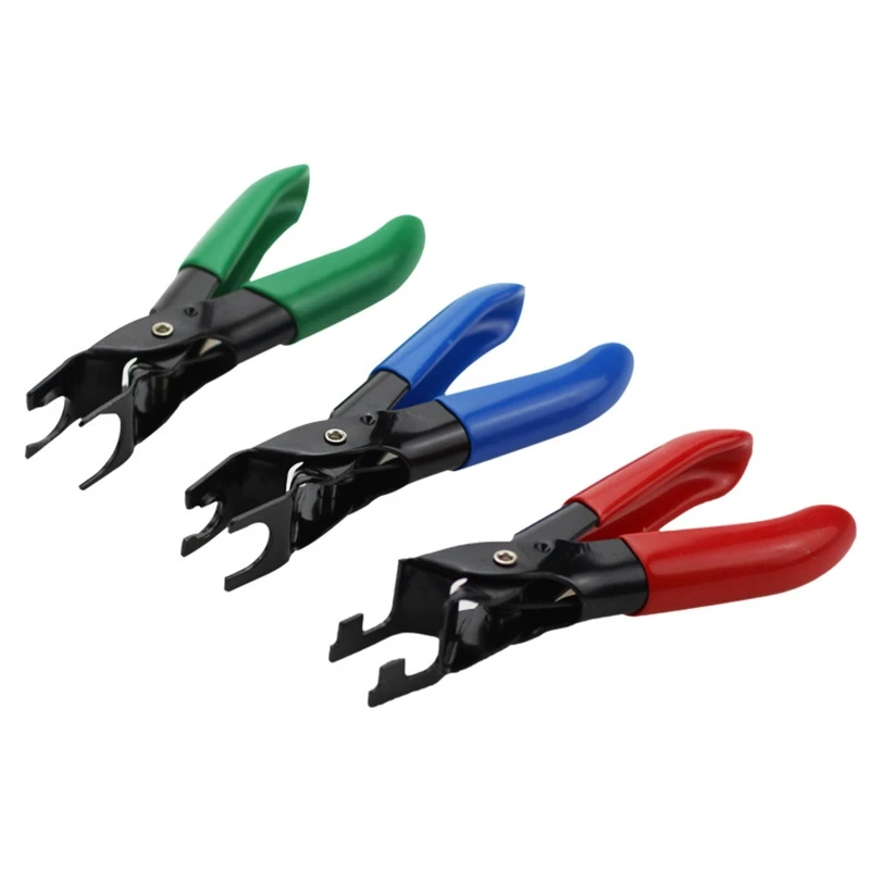 

3 Pcs Line Pliers Set with Rubber Handle Hand Repair Tool Disconnect Pliers Set for Auto Maintenance Durable Dropship