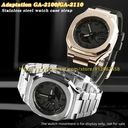 Suitable for Octagonal GA2100/2110 Stainless Steel Case Strap Nautilus Metal Shell Accessories Movement