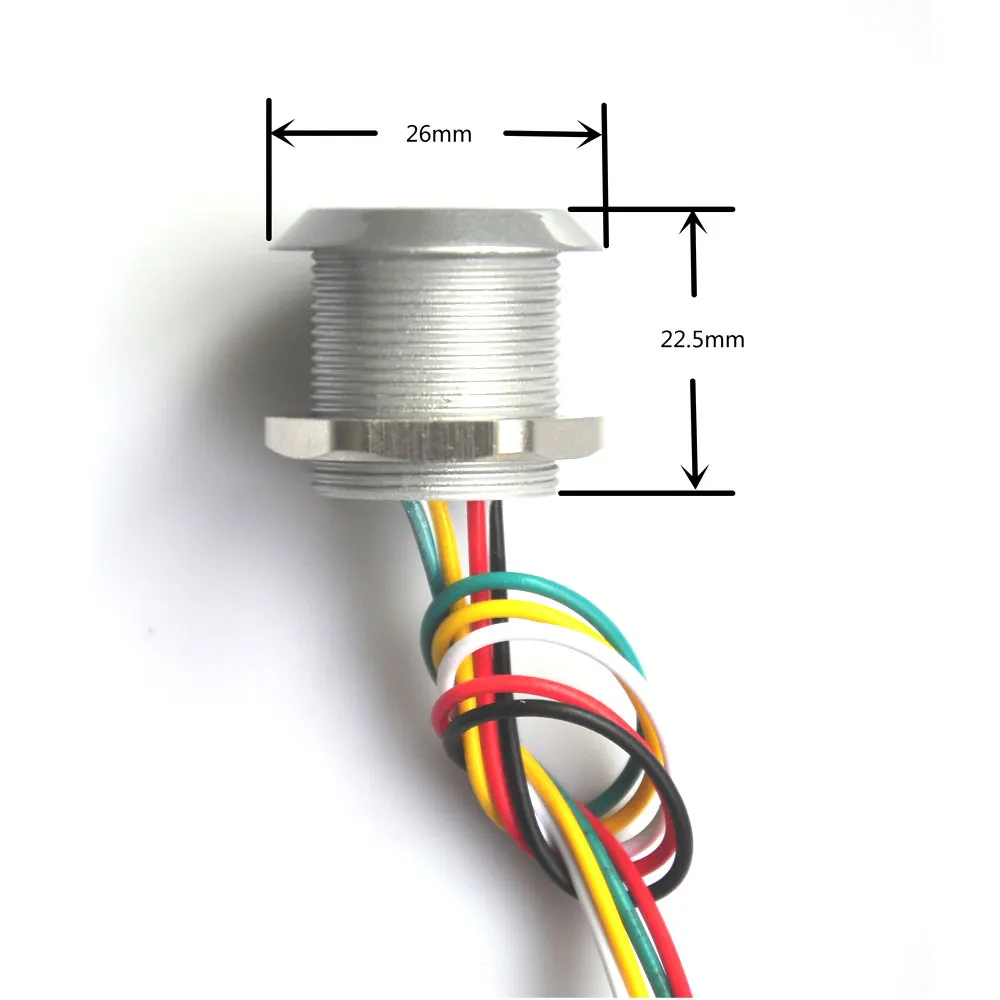 Mini lecteur de carte RFID, accès étanche IP65, format Wg26, sortie Sn: Ibutton