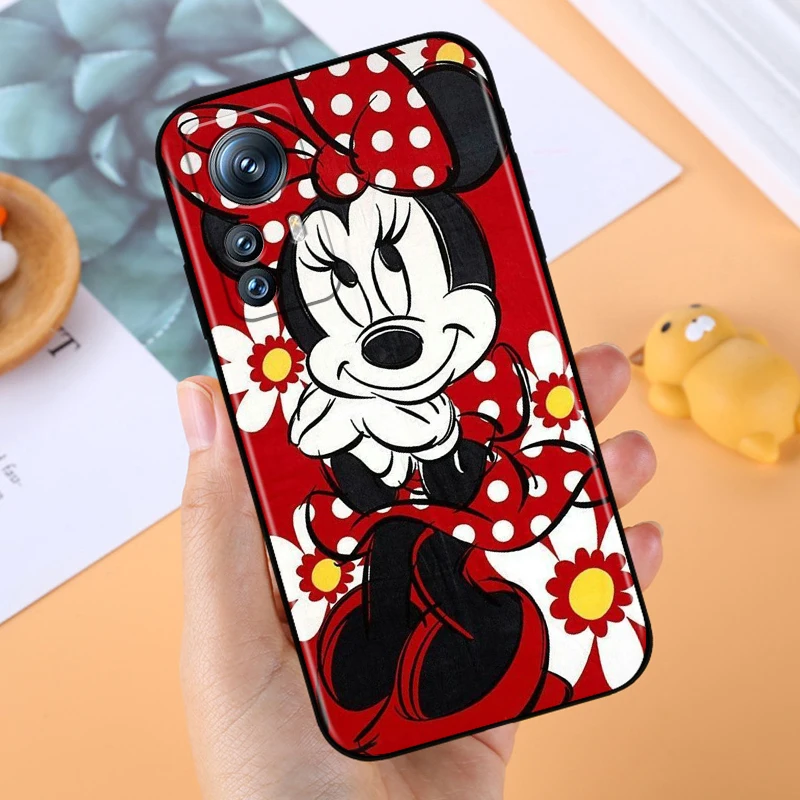 Good Looking Mickey Mouse For Xiaomi Mi 14 13T 13 12T 12 11T 11i 11 10T 10 Pro Lite Ultra 5G Black TPU Phone Case