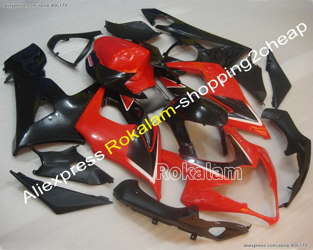 

Fairing For Suzuki GSX-R1000 2005 2006 GSXR1000 05 06 Red Black Race Motorcycle Fairings (Injection Molding)