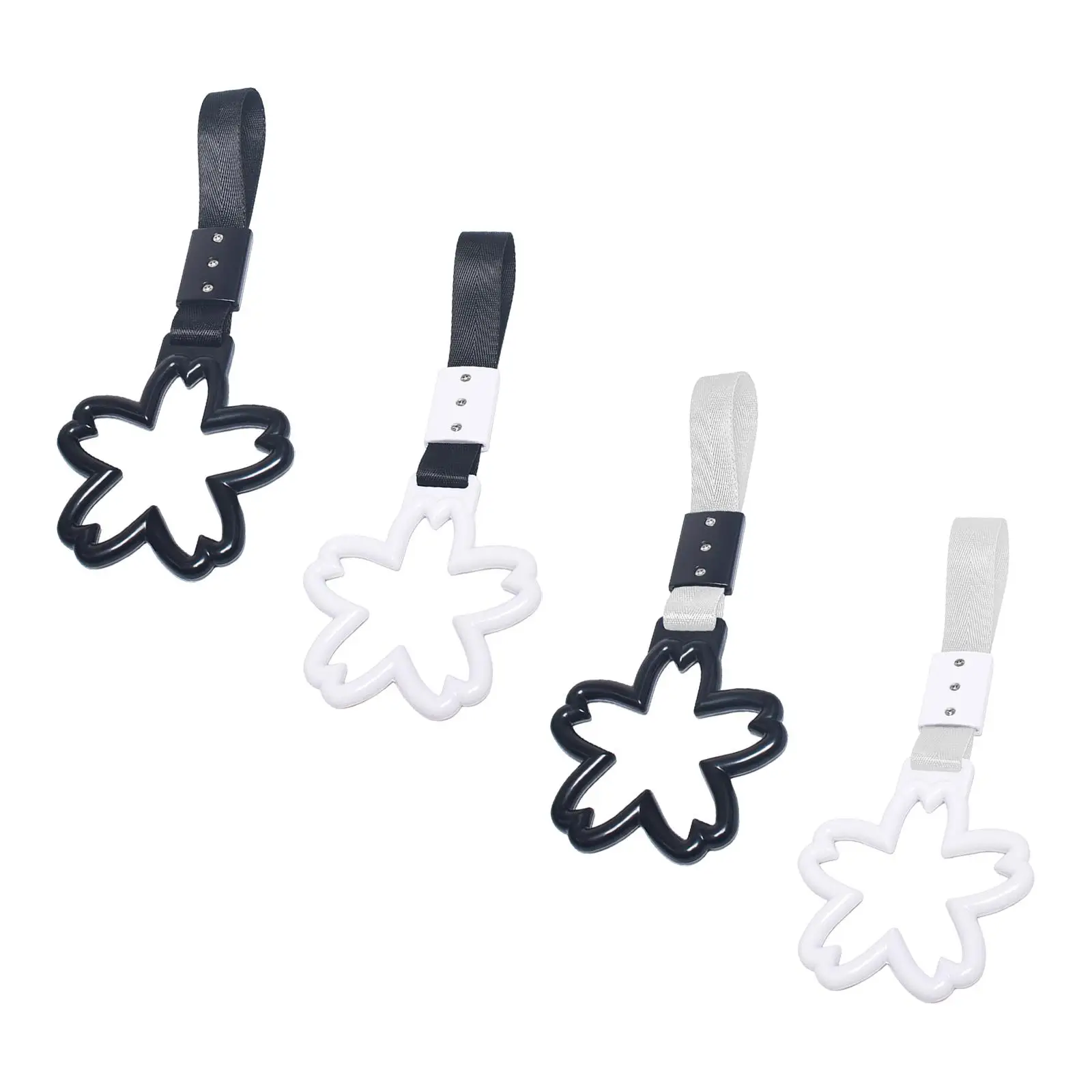 Sakura Shaped Handle Ring Hang Ring Car Hand Strap Car Hand Pull Ring Flower Shaped Subway Train Bus Handle Premium Durable