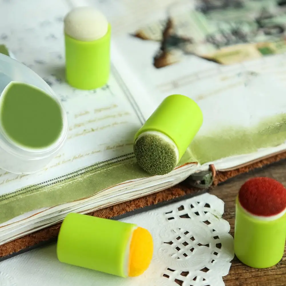 Pintura pincel esponja para mistura de cores, durável, fácil de usar, dedo, ferramenta para casa, escola e estúdio