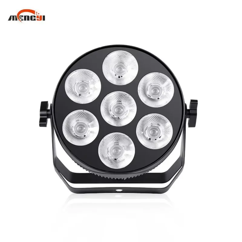 

COB 7-глазный светильник с плоским заполняющим светом, светодиодный прожектор для аудитории, атмосферы, сценическое исполнение, профессиональное освещение для конференц-зала