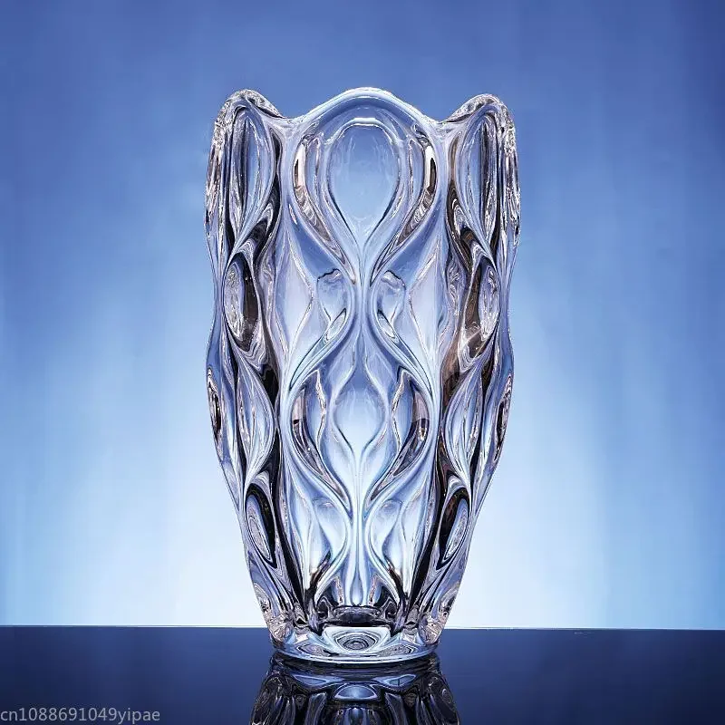 

Light Luxury Glass Vase Hydroponic Flower Vases Living Room Study TV Cabinet Desktop Decoration Home Decor