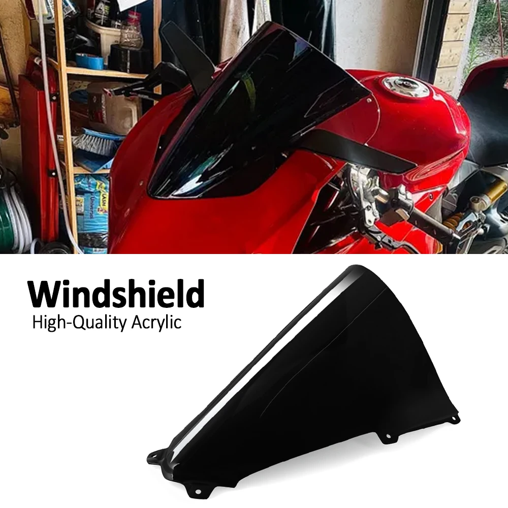 

For Ducati Panigale V2 2018-2024 Panigale V4 2018 2019 Windscreen Screen Wind Screen Double Bubble Windshield Wind Deflectors