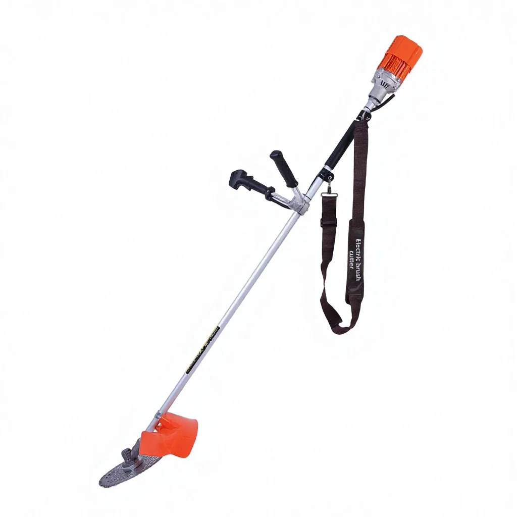 48V-72V Brushless Rear-Mounted Electric Lawn Mower Rechargeable Weed Eater Multi-Functional Handheld PET Material